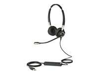 Jabra BIZ 2400 II USB Duo CC MS - Micro-casque - sur-oreille - convertible - filaire - USB - Certifié pour Skype for Business 2499-823-309