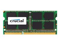 Crucial - DDR3 - module - 8 Go - SO DIMM 204 broches - 1333 MHz / PC3-10600 - CL9 - 1.35 / 1.5 V - mémoire sans tampon - non ECC - pour Apple iMac 27" (Late 2012, Late 2013); iMac with Retina 5K display (Late 2014, Mid 2015); Mac mini (Late 2012); MacBook Pro (Mid 2012) CT8G3S1339M