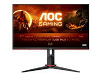 AOC Gaming Q27G2U/BK - G2 Series - écran LED - QHD - 27" Q27G2U/BK