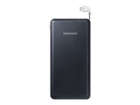 Samsung EB-PN910B - Banque d'alimentation - 9500 mAh - 1800 mA - 2 connecteurs de sortie (USB, Micro-USB de type B) - sur le câble : Micro-USB - pour Galaxy Core Prime VE EB-PN910BWEGWW