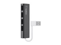 Belkin Ultra-Slim Travel - Concentrateur (hub) - 4 x USB 2.0 - de bureau F4U042BT