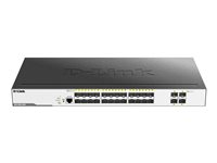 D-Link DGS 3000-28X - Commutateur - Géré - 24 x 10/100/1000 + 4 x Ethernet 10 Go SFP+ - Montable sur rack DGS-3000-28X