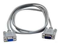 StarTech.com Câble d'extension VGA de 3 m pour moniteur - Cordon HD15 vers HD15 - Rallonge VGA - M/F - Gris - Rallonge de câble VGA - HD-15 (VGA) (M) pour HD-15 (VGA) (F) - 3 m - gris - pour P/N: DP2VGAMM6, DP2VGAMM6B, HD2VGAMM6, MXT101MM MXT10110