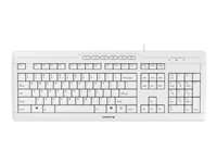 CHERRY STREAM 3.0 - Clavier - USB - anglais américain avec le symbole de l'euro - gris pâle G85-23200EU-0