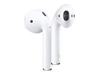 Apple AirPods with Charging Case - 2e génération - écouteurs sans fil avec micro - embout auriculaire - Bluetooth MV7N2ZM/A