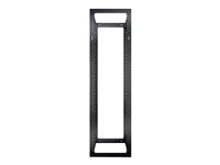 APC NetShelter 4 Post Open Frame Rack - Rack - noir - 44U - pour P/N: SUA5000RMI5U AR203A