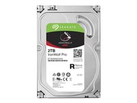 Seagate IronWolf Pro ST2000NE0025 - Disque dur - 2 To - interne - 3.5" - SATA 6Gb/s - 7200 tours/min - mémoire tampon : 128 Mo - avec Seagate Rescue Data Recovery ST2000NE0025