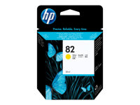 HP 82 - 28 ml - jaune - originale - DesignJet - cartouche d'encre - pour DesignJet 500, 500ps, 510, 510ps, 800, 800ps, 815mfp, 820; Designjet Copier cc800ps CH568A