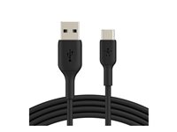 Belkin BOOST CHARGE - Câble USB - 24 pin USB-C (M) pour USB (M) - 2 m - noir CAB001BT2MBK