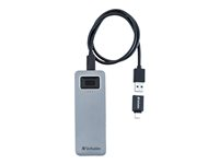 Verbatim Executive Fingerprint Secure - SSD - chiffré - 1 To - externe (portable) - USB 3.2 Gen 1 (USB-C connecteur) - AES 256 bits 53657