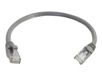 C2G Cat5e Booted Unshielded (UTP) Network Patch Cable - Cordon de raccordement - RJ-45 (M) pour RJ-45 (M) - 20 m - UTP - CAT 5e - moulé, sans crochet, bloqué - gris 83149