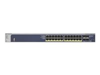 NETGEAR M4100-24G-PoE+ - Commutateur - C2+ - Géré - 24 x 10/100/1000 (PoE+) + 4 x SFP partagé - de bureau, Montable sur rack - PoE+ GSM7224P-100NES