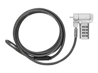 Targus DEFCON Ultimate - Câble de sécurité - sérialisé universel - argent - 2 m (pack de 25) ASP96GLX-25S