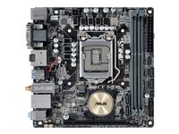 ASUS H170I-PLUS D3 - Carte-mère - mini ITX - Socket LGA1151 - H170 - USB 3.0 - Bluetooth, Gigabit LAN, Wi-Fi - carte graphique embarquée (unité centrale requise) - audio HD (8 canaux) H170I-PLUS D3