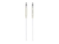 Belkin MIXIT Aux Cable - Câble audio - mini jack stéréo (M) pour mini jack stéréo (M) - 1.22 m - blanc AV10164BT04-WHT