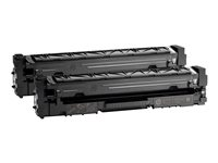 HP 201X - Pack de 2 - à rendement élevé - noir - original - LaserJet - cartouche de toner (CF400XD) - pour Color LaserJet Pro M252dn, M252dw, M252n, MFP M277c6, MFP M277dw, MFP M277n CF400XD