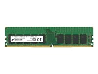 Micron - DDR4 - module - 32 Go - DIMM 288 broches - 3200 MHz / PC4-25600 - CL22 - 1.2 V - mémoire sans tampon - ECC MTA18ASF4G72AZ-3G2R