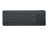 Microsoft All-in-One Media - Clavier - sans fil - 2.4 GHz - Français N9Z-00007