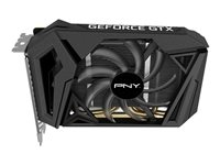 PNY GeForce GTX 1660 SUPER Single Fan - Carte graphique - GF GTX 1660 SUPER - 6 Go GDDR6 - PCIe 3.0 x16 - DVI, HDMI, DisplayPort VCG16606SSFPPB