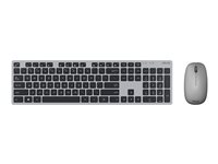 ASUS W5000 - Ensemble clavier et souris - sans fil - 2.4 GHz - Français - gris 90XB0430-BKM1Z0