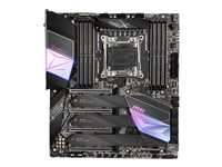 MSI Creator X299 - Carte-mère - ATX étendu - LGA2066 Socket - X299 Chipset - USB-C Gen2, USB 3.2 Gen 1, USB-C Gen 2x2 - Bluetooth, 10 Gigabit LAN, Gigabit LAN, Wi-Fi 6 - audio HD (8 canaux) CREATOR X299