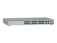 Allied Telesis AT x230-28GP - Commutateur - C2+ - Géré - 24 x 10/100/1000 (PoE+) + 4 x SFP - de bureau, Montable sur rack, fixation murale - PoE+ (370 W) AT-X230-28GP-50