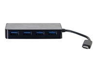 C2G USB 3.0 USB-C To 4-Port USB-A - Concentrateur (hub) - 4 x SuperSpeed USB 3.0 - de bureau 89053