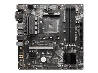 MSI PRO B550M-P GEN3 - Carte-mère - ATX - Socket AM4 - AMD B550 Chipset - USB 3.2 Gen 1 - Gigabit LAN - carte graphique embarquée (unité centrale requise) - audio HD (8 canaux) 7D95-002