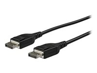 StarTech.com Câble Optique Actif DisplayPort 1.4 - 8K 60Hz - HDPC 2.2 - HBR3 - Avec Connecteurs à Verrouillage- M/M - 15m (DP14MM15MAO) - Câble DisplayPort - DisplayPort (M) verrouillé pour DisplayPort (M) verrouillé - DisplayPort 1.4 - 15 m - support 8K, Active Optical Cable (AOC) - noir DP14MM15MAO