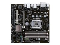 ASUS CS-B - Carte-mère - micro ATX - Socket LGA1150 - Q87 - USB 3.0 - 2 x Gigabit LAN - carte graphique embarquée (unité centrale requise) - audio HD (8 canaux) 90MB0G20-M0EAY0