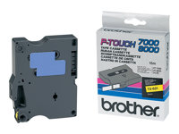 Brother - Noir, jaune - Rouleau (0,9 cm x 15,2 m) 1 rouleau(x) ruban laminé - pour P-Touch PT-7000, PT-8000, PT-PC TX621