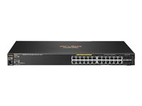 HPE Aruba 2530-24G-PoE+ - Commutateur - Géré - 24 x 10/100/1000 (PoE+) + 4 x Gigabit SFP - de bureau, Montable sur rack, fixation murale - PoE+ J9773A