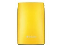 Verbatim Store 'n' Go Portable - Disque dur - 500 Go - externe (portable) - USB 2.0 - 5400 tours/min - Jaune ensoleillé 53012