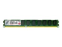 Transcend - DDR3 - 4 Go - DIMM 240 broches Profil très bas - 1600 MHz / PC3-12800 - CL11 - 1.5 V - mémoire enregistré - ECC - pour Dell PowerEdge R320, T320; Precision T3610, T5610; SUPERMICRO X9DBL; SuperServer 10XX TS512MKR72V6NL