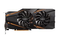 Gigabyte GeForce GTX 1070 WINDFORCE OC - Carte graphique - GF GTX 1070 - 8 Go GDDR5 - PCIe 3.0 x16 - DVI, HDMI, 3 x DisplayPort GV-N1070WF2OC-8GD