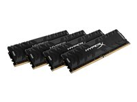 HyperX Predator - DDR4 - kit - 32 Go: 4 x 8 Go - DIMM 288 broches - 2400 MHz / PC4-19200 - CL12 - 1.35 V - mémoire sans tampon - non ECC - noir HX424C12PB3K4/32