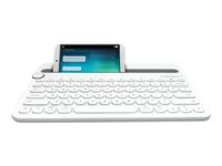 Logitech Multi-Device K480 - Clavier - Bluetooth - français - blanc 920-006353