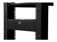 StarTech.com Tiroir rack 3U - Verrouillable - Profondeur de 228 mm - Tiroir rackable - Tiroir de stockage pour armoire serveur - Tiroir de rangement pour rack - noir - 3U - 19" - pour P/N: RACK-18U-20-WALL-OA, RACK-21U-20-WALL-OA, RACK-24U-20-WALL-OA, RK3236BKF SH39LK