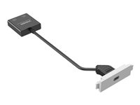 VISION TechConnect 3 - Kit plaque modulaire avec connecteurs enclenchables et câbles - USB de type C - blanc TC3 USBC