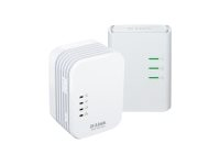 D-Link PowerLine DHP-W311AV - Starter Kit - pont - HomePlug AV (HPAV), IEEE 1901 - 802.11b/g/n - Branchement mural DHP-W311AV