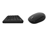 Microsoft Bluetooth Desktop - Ensemble clavier et souris - sans fil - Bluetooth 4.0 - Français - noir mat QHG-00005