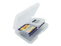 Integral - Boîtier mémoire - capacité : 4 cartes mémoire INSD4CARDCASE