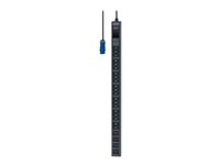 APC Easy Basic Rack PDU EPDU1116B - Unité de distribution secteur (rack-montable) - CA 200/208/230 V - 3680 VA - entrée : IEC 60309 2P+E - connecteurs de sortie : 24 (4 x IEC 60320 C19, 20 x IEC 60320 C13) - 0U - 3 m cordon - noir - pour P/N: AR9300SP, AR9300SP-R, AR9307SP, AR9307SP-R, SMC1000I-2UC, SMC1000IC, SMC1500I-2UC EPDU1116B