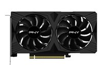 PNY GeForce RTX 4060 8GB VERTO Dual Fan - Carte graphique - GeForce RTX 4060 - 8 Go GDDR6 - PCIe 4.0 x8 - HDMI, 3 x DisplayPort - boîte VCG40608DFXPB1