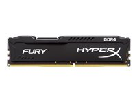 HyperX FURY - DDR4 - 16 Go: 4 x 4 Go - DIMM 288 broches - 2666 MHz / PC4-21300 - CL15 - 1.2 V - mémoire sans tampon - non ECC - noir HX426C15FBK4/16