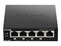 D-Link DGS 1005P - Commutateur - 5 x 10/100/1000 (4 PoE+) - de bureau - PoE+ (60 W) DGS-1005P