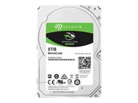 Seagate Guardian BarraCuda ST5000LM000 - Disque dur - 5 To - interne - 2.5" - SATA 6Gb/s - 5400 tours/min - mémoire tampon : 128 Mo ST5000LM000