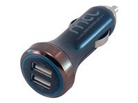 MCL Samar Mini Car Charger - Adaptateur secteur - 3.1 A - 2 connecteurs de sortie (USB) ACC-IPAD17/2Z