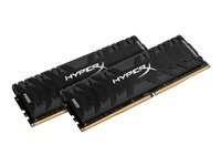 HyperX Predator - DDR4 - kit - 16 Go: 2 x 8 Go - DIMM 288 broches - 3600 MHz / PC4-28800 - CL17 - 1.35 V - mémoire sans tampon - non ECC - noir HX436C17PB3K2/16