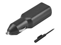 DLH MINI PRO DY-AC3445-54 - Adaptateur d'alimentation pour voiture - 11 - 32 V - 45 Watt - noir - pour Microsoft Surface Go, Go 2, Laptop, Laptop 2, Laptop Go, Pro 3, Pro 4, Pro 6, Pro 7, Pro 8 DY-AC3445-54